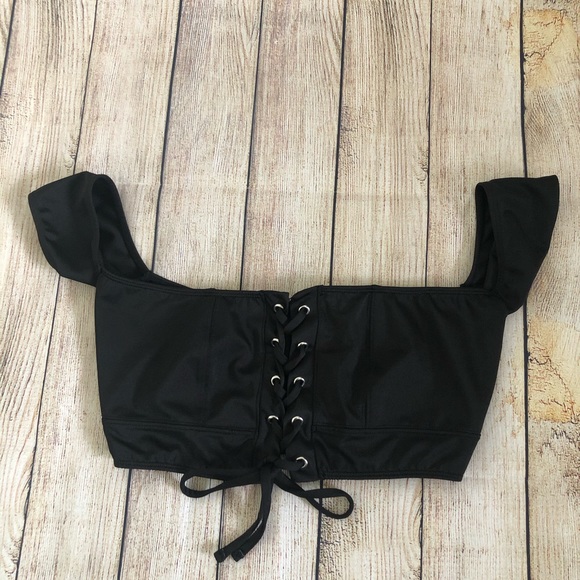 Urban Outfitters Tops - Urban Outfitters Out from Under Lace Up Crop Top